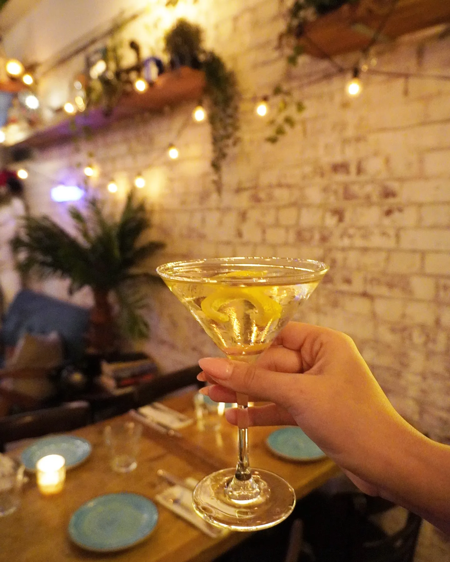 Nitro Martini with cinnamon dust